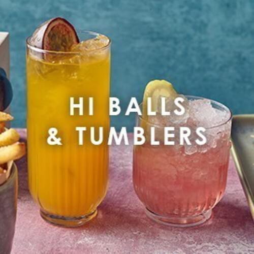 Genware Hi Balls And Tumblers